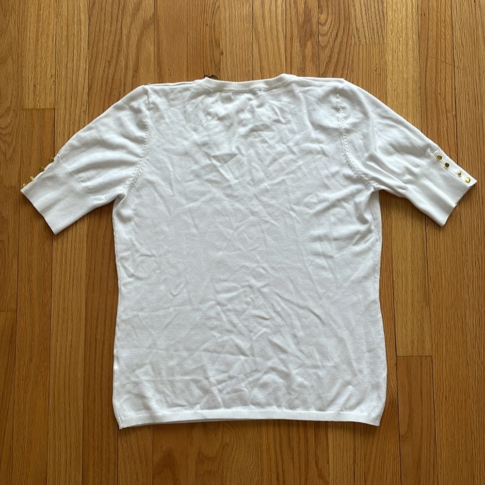 T Tahari Womens Short Sleeve Sweater Top (Brand New) - Picture 7 of 9